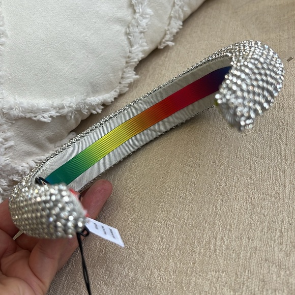 KURT GEIGER VERY SPARKLY CRYSTAL HEADBAND Silver - Picture 16 of 17